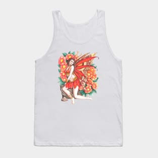 Red Fairy Tank Top